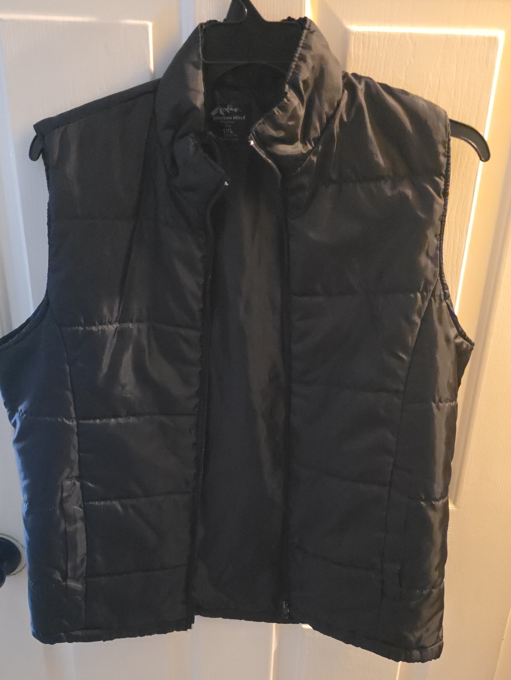 Women's Quilted Puffer Vest - Black